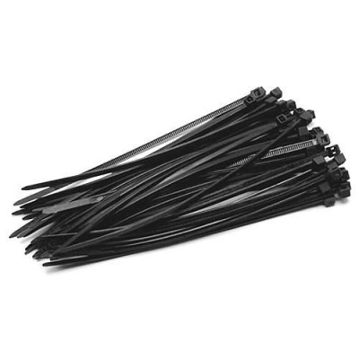 Coliere plastic negre 250 x 3,6 mm, (50buc), Strend Pro GartenVIP DiyLine foto