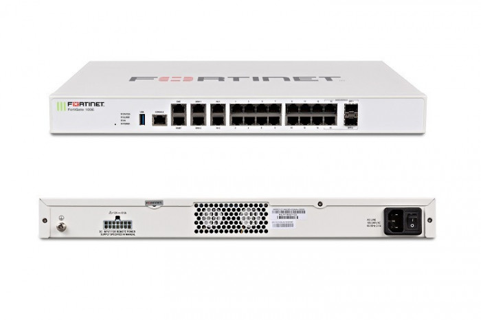 Firewall Second Hand Fortinet FortiGate 100E FG-100E Network Security, 14x RJ-45, No License NewTechnology Media