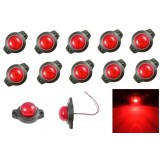 LED Indicator luminos lateral remorca Camion rosu 12 / 24v