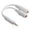 Cablu Splitter pentru casti iPhone 3.5mm