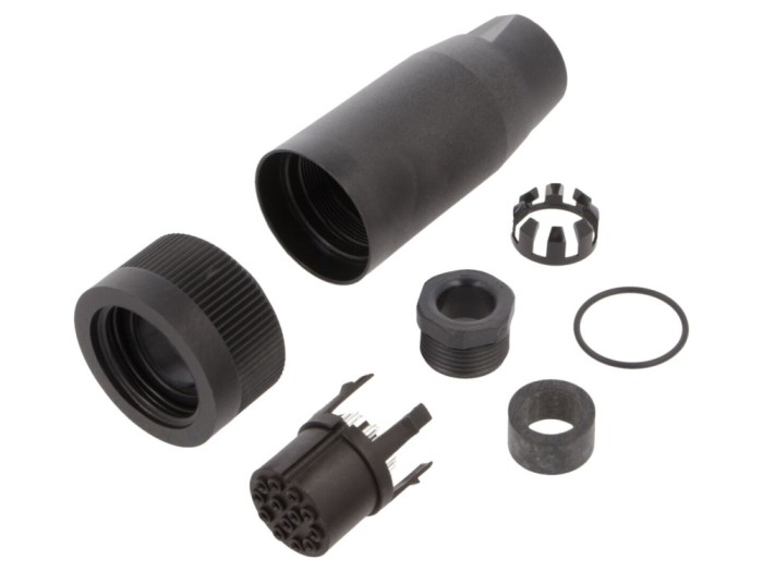 Conector circular mamă 13 pini IP65
