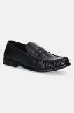 Marc O&#039;Polo mocasini de piele FIONA 1A femei, culoarea negru, cu toc plat, 50118633201134