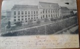 Carte postala, Bucuresti Palatul Justitiei, perioada interbelica