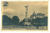 4751 - PLOIESTI, statuia Vanatorilor, Romania - old postcard - used - 1939, Circulata, Fotografie