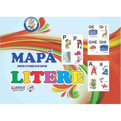 Mapa literelor Arhi Design, A4, 24 fise foto