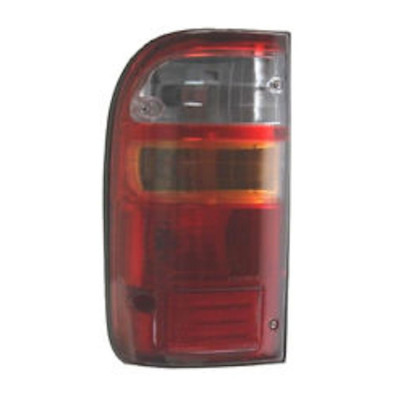 Stop spate lampa Toyota Hilux (N60), 01.2002-01.2005, spate, fara omologare, cu suport bec, semnalizare portocalie, 81560-04080, Stanga foto