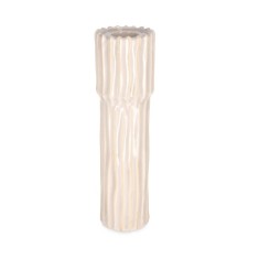 Sfesnic lumanare ceramica roz Yiku &Oslash;10,5x36h