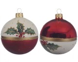 Cumpara ieftin Glob decorativ - Red White Wreath - mai multe modele | Kaemingk