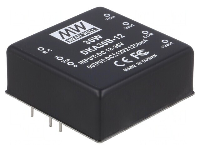 Convertor DC/DC 30W 18-36V la 12V/-12V