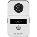 Sonerie inteligenta cu functie video interfon Tellur Smart TLL331511, Wi-Fi, 1080P, senzor de miscare, functie deschidere, MicroSD, IP54, Vedere pe ti