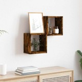 VidaXL Șemele de perete 2 pcs Maro 26 x 15 x 26 cm Lemn compozit