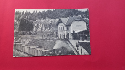 Harghita Baile Tusnad Gara Railway Station Bahnhof 1926 foto