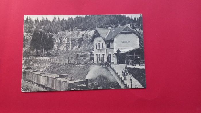 Harghita Baile Tusnad Gara Railway Station Bahnhof 1926