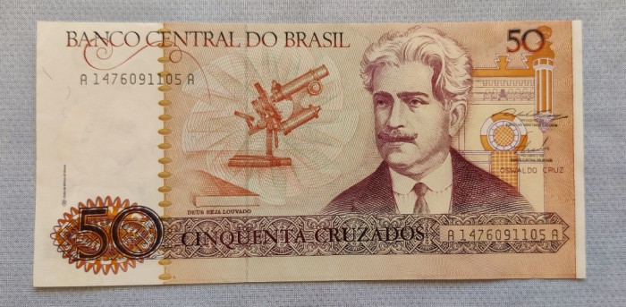Brazilia / Brasil - 50 Cruzados ND (1986-1988) s105A