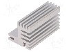 Radiator extrudat, aluminiu, 50mm x 30mm, naturala, FISCHER ELEKTRONIK - SK 609 50 AL