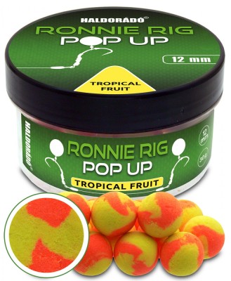 Haldorado - Momeala de carlig Ronnie Rig Pop Up 12mm, 30g - Tropical Fruit foto
