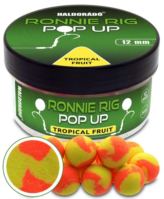 Haldorado - Momeala de carlig Ronnie Rig Pop Up 12mm, 30g - Tropical Fruit