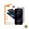 Folie de protectie Ecran Privacy Vmax pentru Apple iPhone 12 Pro Max Sticla Securizata Full Glue 2.5D