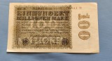 Germania - 100 Millionen Mark / 100 milioane mărci (1923) Berlin Reichsbanknote