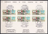 Argentina 1978 - C.M. Fotbal - Argentina, Grupa 2, Carton special, Nestampilat