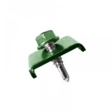 Clema fixare gard verde 20x30 mm cu surub autoforant 6.3x25 mm