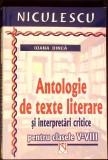 ANTOLOGIE DE TEXTE LITERARE SI INTERPRETARI CRITICE - CLASELE V-VIII-IOANA DINCA-338714