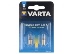 Set 2 Lămpi Cripton P13,5s 4,8V 750mA &icirc;n Blister
