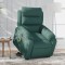 vidaXL Fotoliu electric masaj rabatabil / ridicare verde &icirc;nchis textil