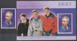 Jersey 2008 - A 60-a aniversare a nașterii Prințului Charles, Serie + Colita, Cota 20 EURO, MNH
