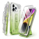 Cumpara ieftin Husa pentru iPhone 15 Pro Max, Supcase Unicorn Beetle Pro, Gradient Green