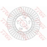 Disc frana Trw DF6432S, parte montare : punte fata