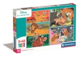 Puzzle Clementoni Disney Classic, 3 x 48 piese