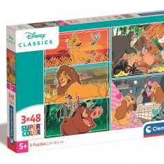 Puzzle Clementoni Disney Classic, 3 x 48 piese