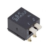 Comutator DIP-SWITCH 2 Secțiuni SMT 0.1A 5VDC