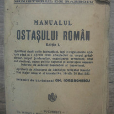 Manualul Ostasului Roman - Gh. Iordachescu// 1922