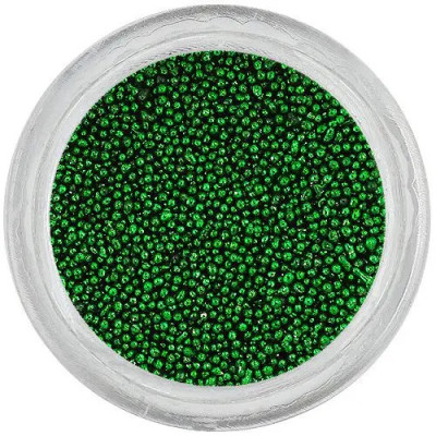 Perle decorative - verde &amp;icirc;nchis, 0,5mm foto