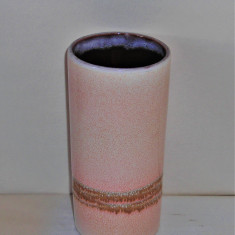 Vaza colectie, smaltuita lava glaze, hand made - marcaj Strehla 1457, Germania