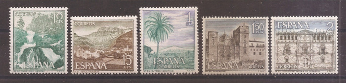 Spania 1966 - Obiective turistice, MNH
