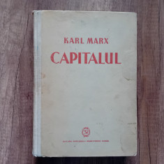 CAPITALUL - KARL MARX VOL. 2 , CARTEA A 2-A , 1951 foto