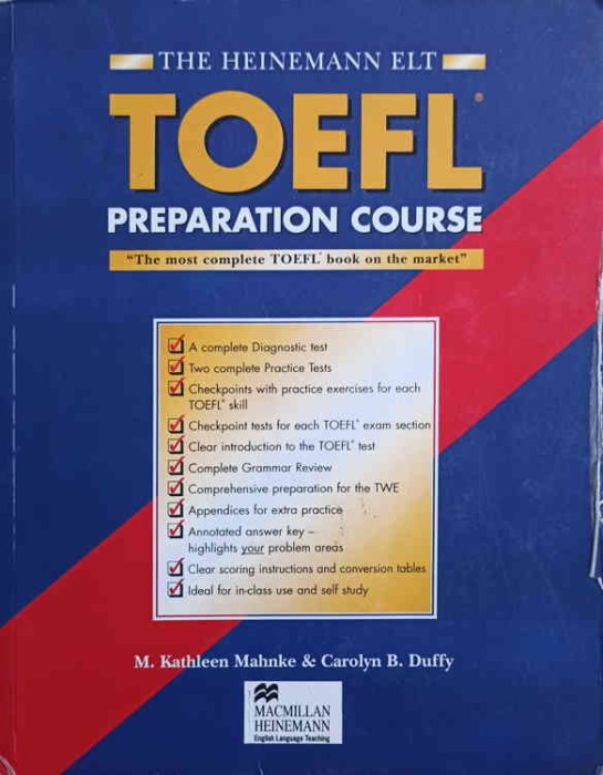 TOEFL PREPARATION COURSE-M. KATHLEEN MAHNKE, CAROLYN B. DUFFY-252613