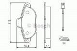 Set placute frana,frana disc FORD KA (RU8) (2008 - 2016) BOSCH 0 986 494 115