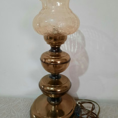 Lampa veche din alama, 49x 23cm