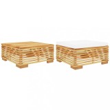 Cumpara ieftin Set mobilier de gradina, 2 piese, lemn masiv de tec