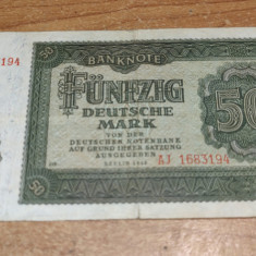 Bancnota 50 Deutsche Mark 1948 AJ1683194 #A5618HAN