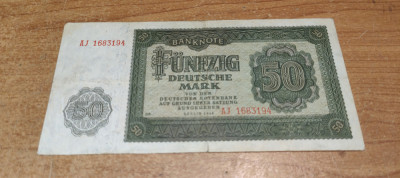 Bancnota 50 Deutsche Mark 1948 AJ1683194 #A5618HAN foto