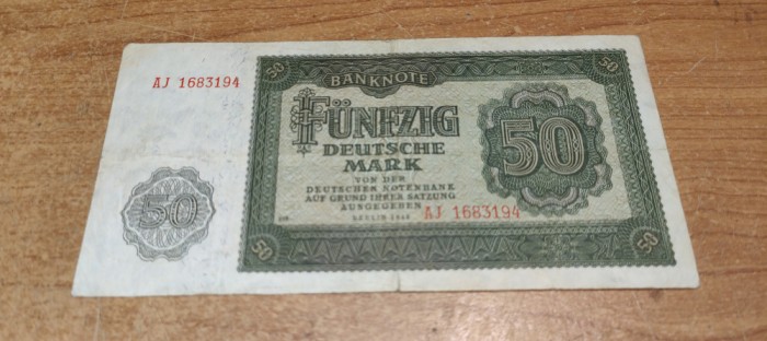 Bancnota 50 Deutsche Mark 1948 AJ1683194 #A5618HAN