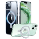 Husa pentru iPhone 15 - Torras Ostand Series - Clear