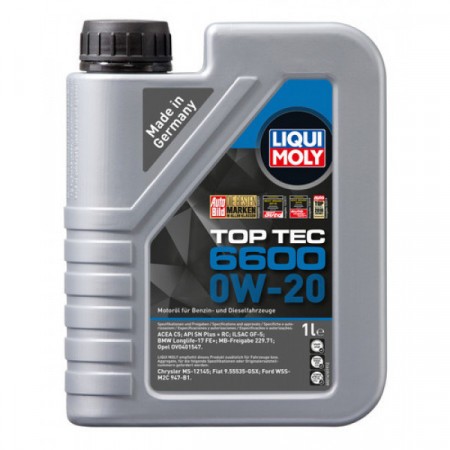 Ulei de motor Liqui Moly Top Tec 6600 0W-20 1 litru