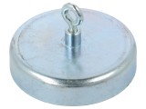 Magnet fix ferită 350N 63mm cu ochi ELESA GANTER