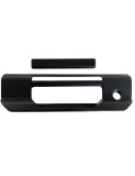 Ornamente negru mat maner oblon Ford Ranger T9 Wildtrak 2022+